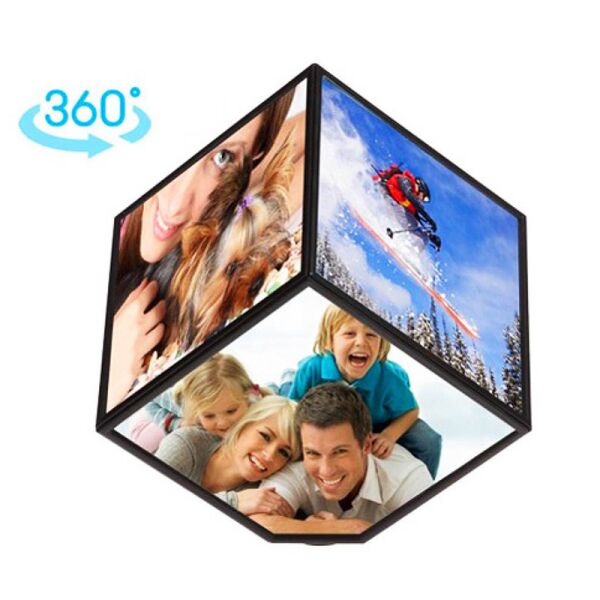 360 Derece Dönen Küp Çerçeve