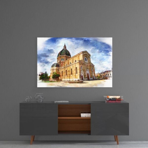 Tarihi Bina Cam Tablo