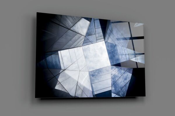 Geometrik Mimari Cam Tablo