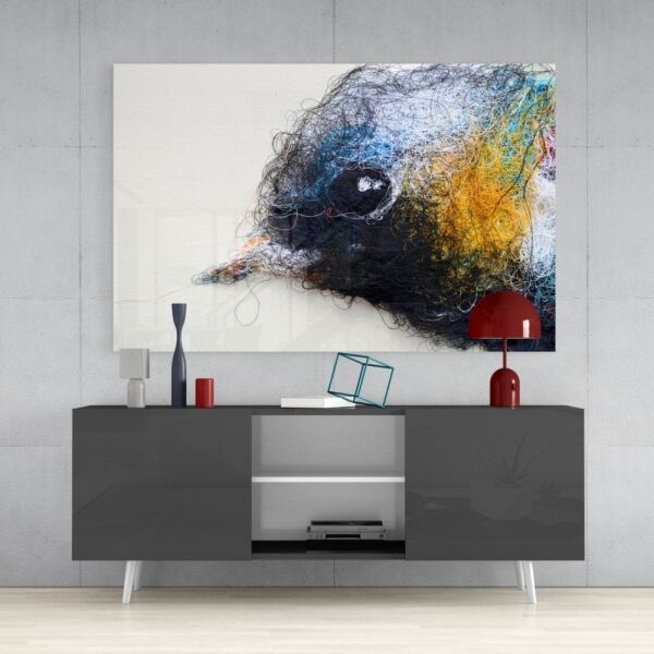 Minik Kuş Cam Tablo