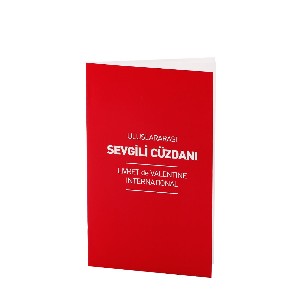 Kişiye Özel Fotoğraflı Uluslararası Sevgili Cüzdanı