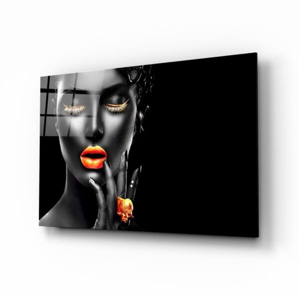 Turuncunun Gücü Cam Tablo