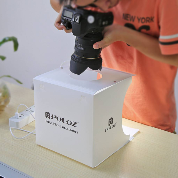 Led Işıklı Fotoğraf Çekim Stüdyosu 22x23x24 cm