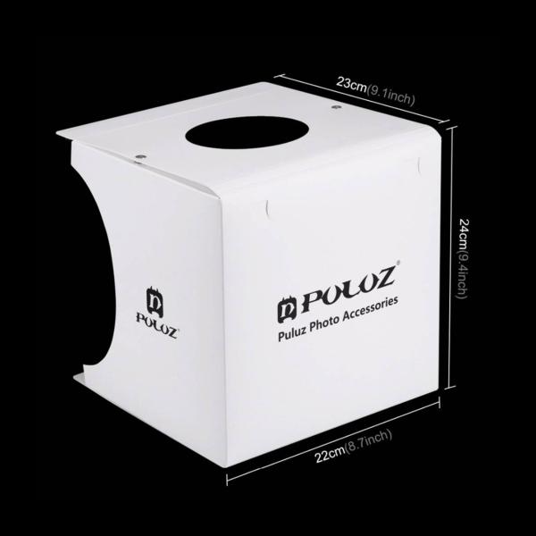 Led Işıklı Fotoğraf Çekim Stüdyosu 22x23x24 cm