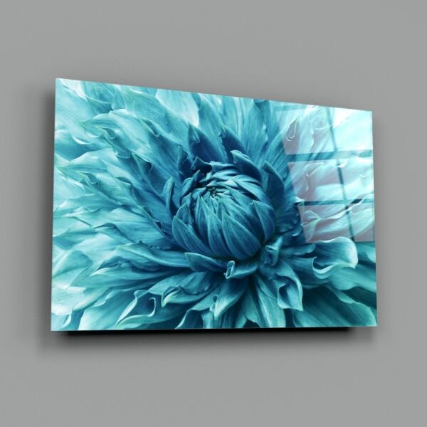 Mikro Çiçek Cam Tablo