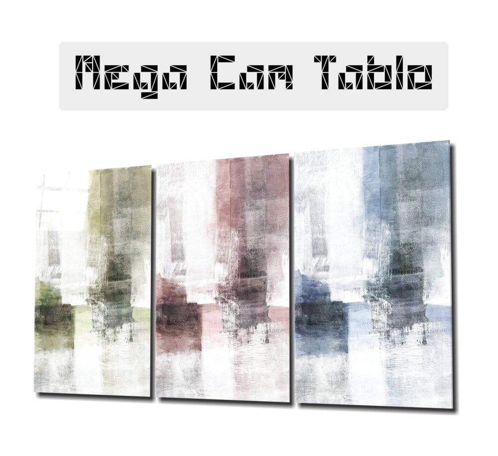 Pastel Renkler Mega Cam Tablo