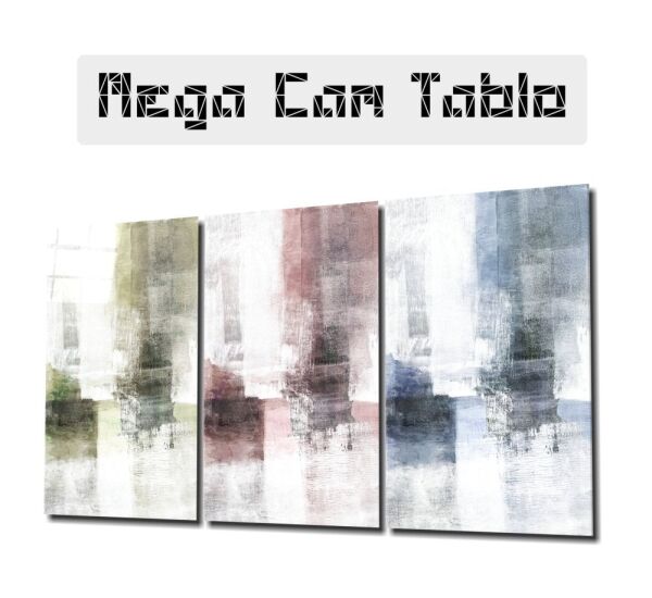 Pastel Renkler Mega Cam Tablo