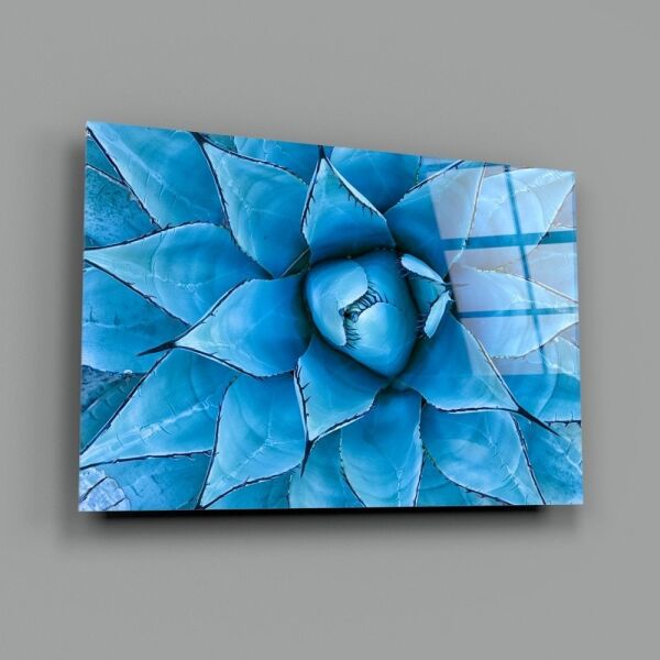 Mikro Çiçek Cam Tablo