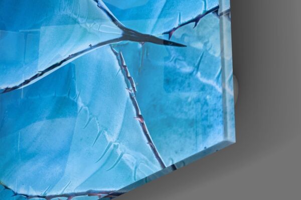 Mikro Çiçek Cam Tablo