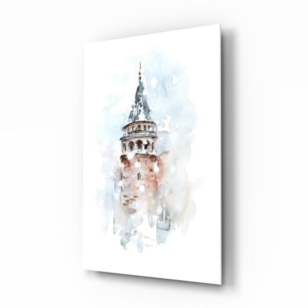 Galata Kulesi Cam Tablo