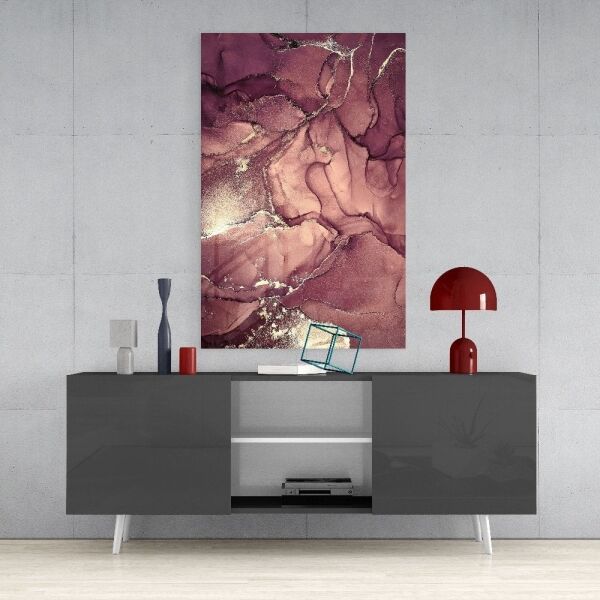 Soyut Derinlik Cam Tablo No:2019