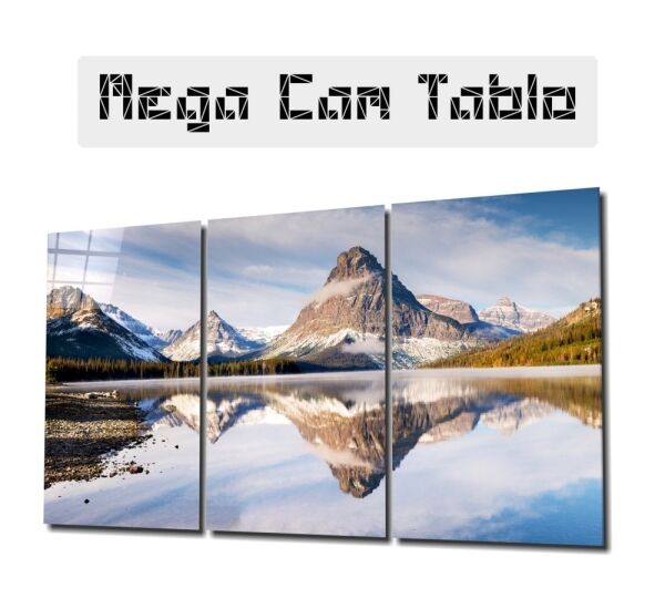 Dağlar Mega Cam Tablo
