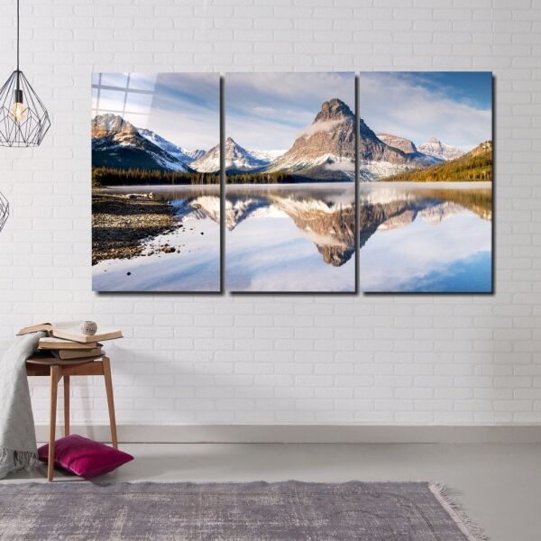 Dağlar Mega Cam Tablo