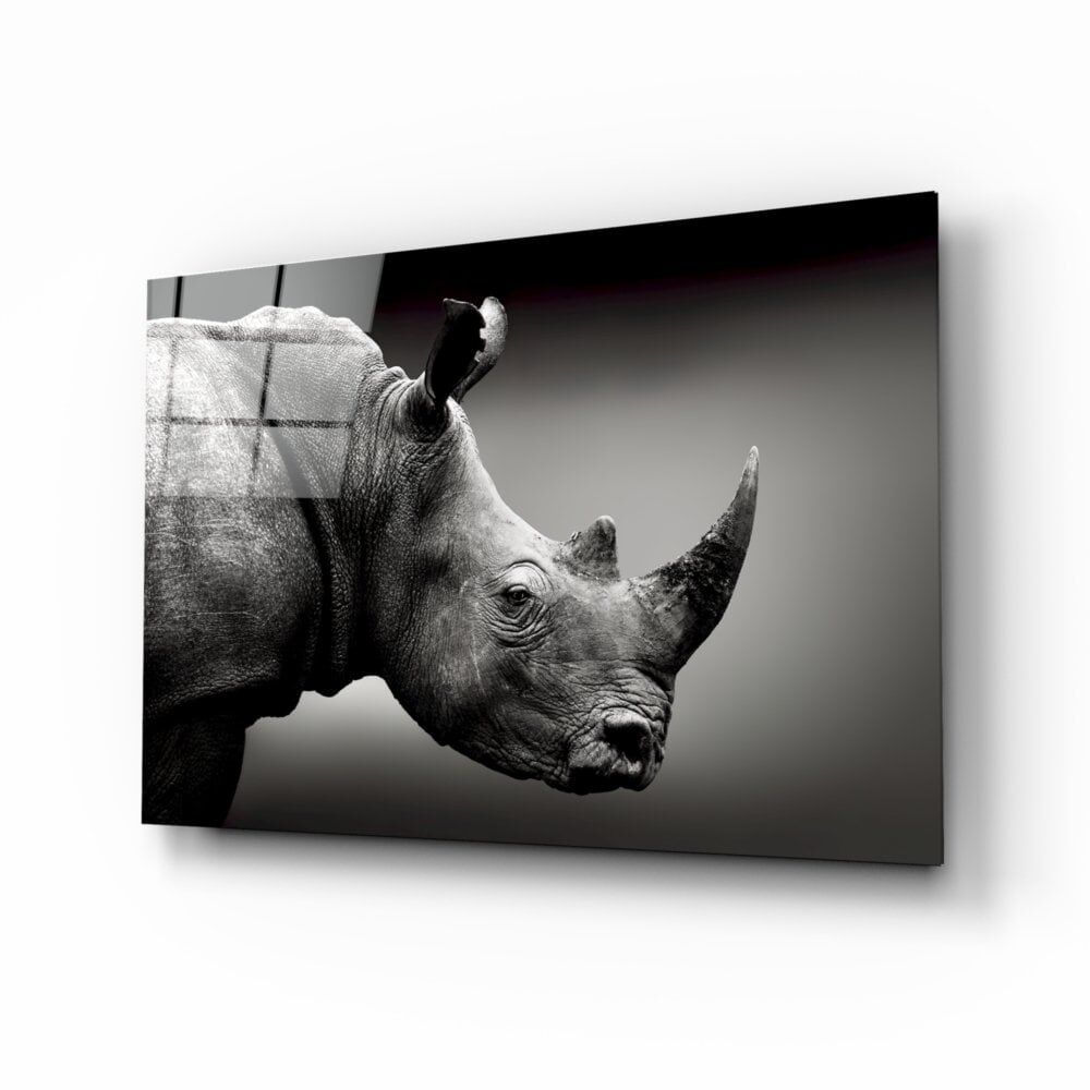 Gergedan Cam Tablo No:8086