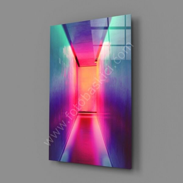 Renkli Oda Cam Tablo