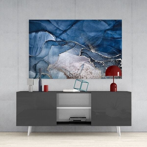 Soyut Derinlik Cam Tablo No:2012