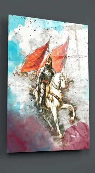 Fatih Sultan Mehmet İstanbul Kapılarında Cam Tablo
