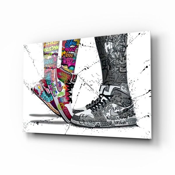 Özgür Aşk Cam Tablo