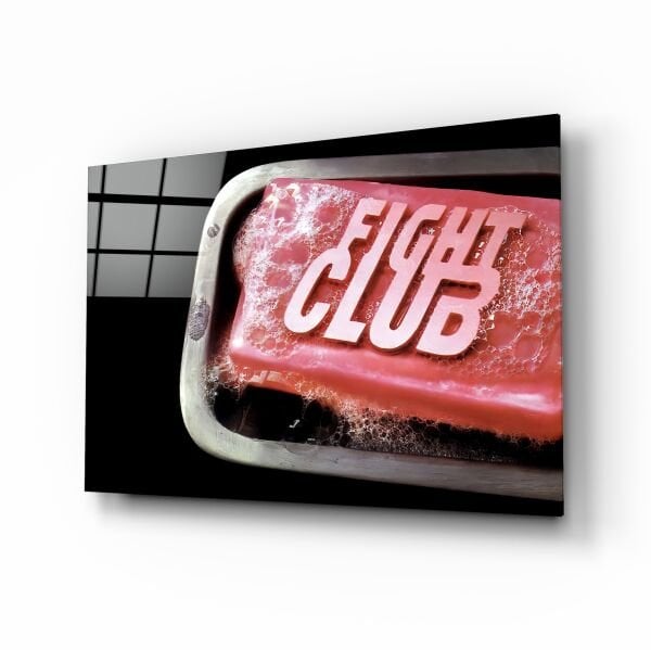 Dövüş Kulübü Cam Tablo