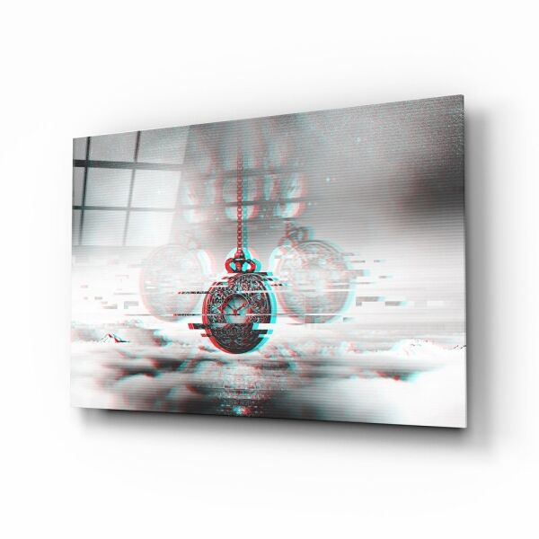 Köstekli Saat Cam Tablo