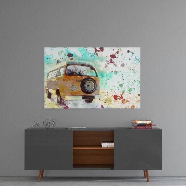 İllüstrasyon Vosvos Cam Tablo