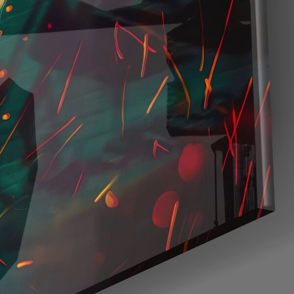 Harley Quinn ve Deadpool Cam Tablo