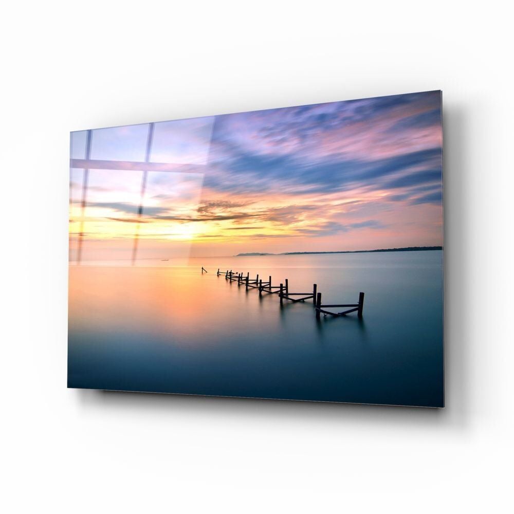 Gün Batımı Cam Tablo No:1110