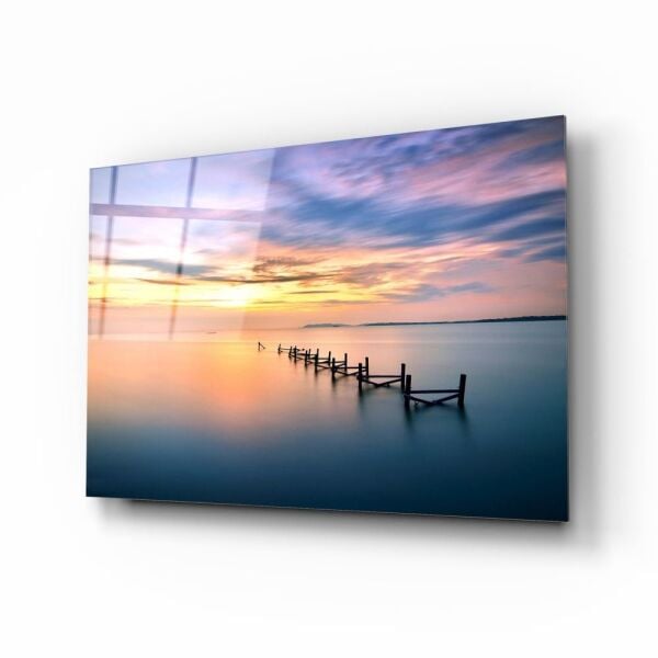 Gün Batımı Cam Tablo No:1110