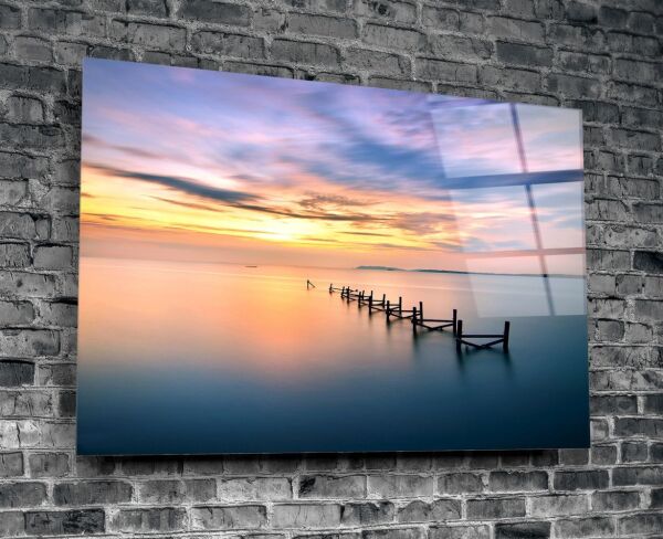 Gün Batımı Cam Tablo No:1110