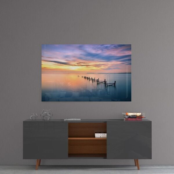 Gün Batımı Cam Tablo No:1110