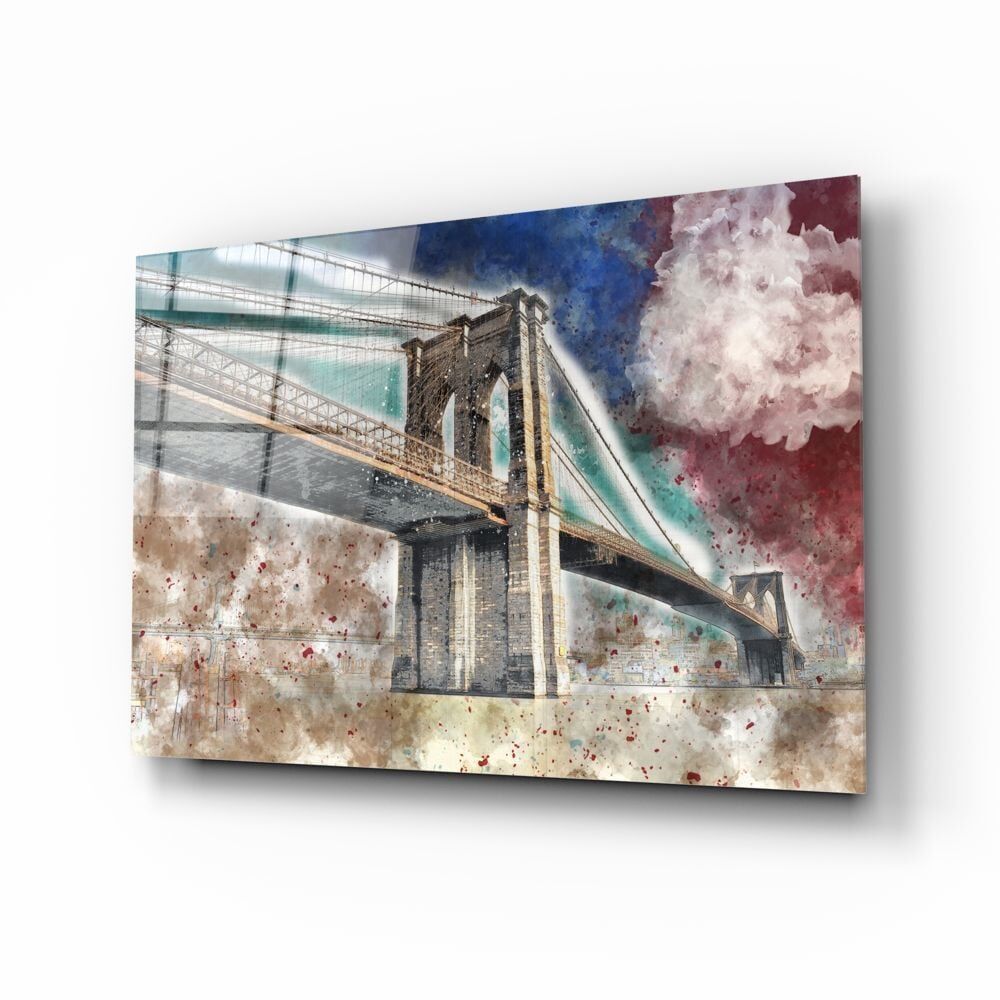 İllüstrasyon Köprü Cam Tablo
