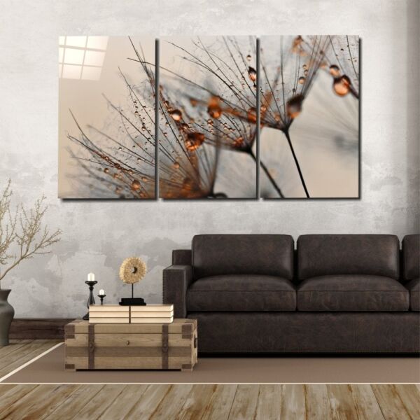 Tarçın Karahindiba Cam Tablo