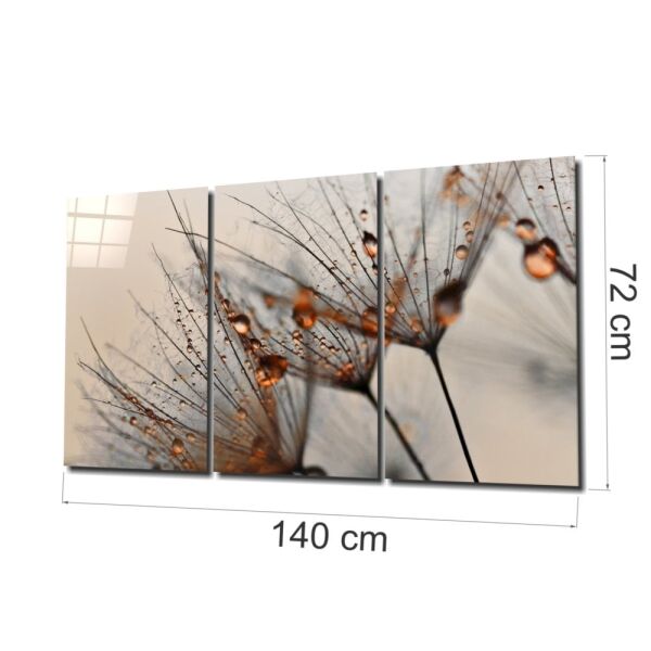 Tarçın Karahindiba Cam Tablo