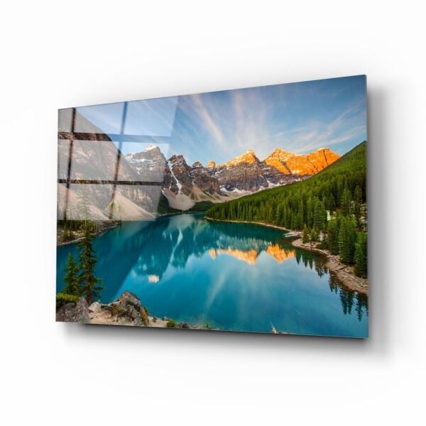 Göl ve Dağ Cam Tablo No:1100