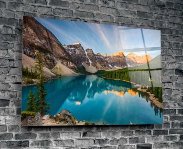 Göl ve Dağ Cam Tablo No:1100