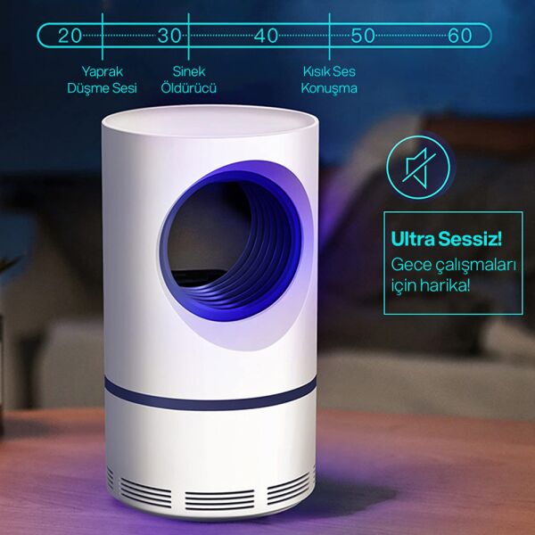 Taşınabilir Fotokataliz UV Sessiz Sinek Öldürücü