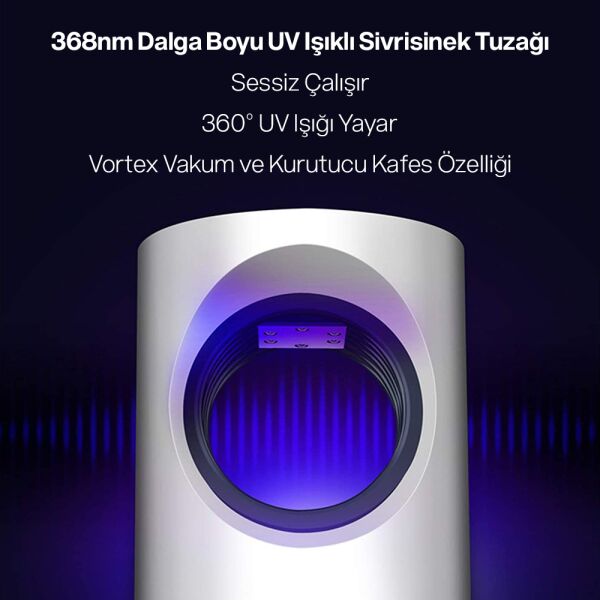 Taşınabilir Fotokataliz UV Sessiz Sinek Öldürücü