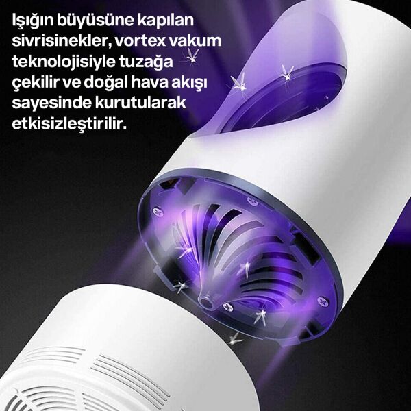 Taşınabilir Fotokataliz UV Sessiz Sinek Öldürücü