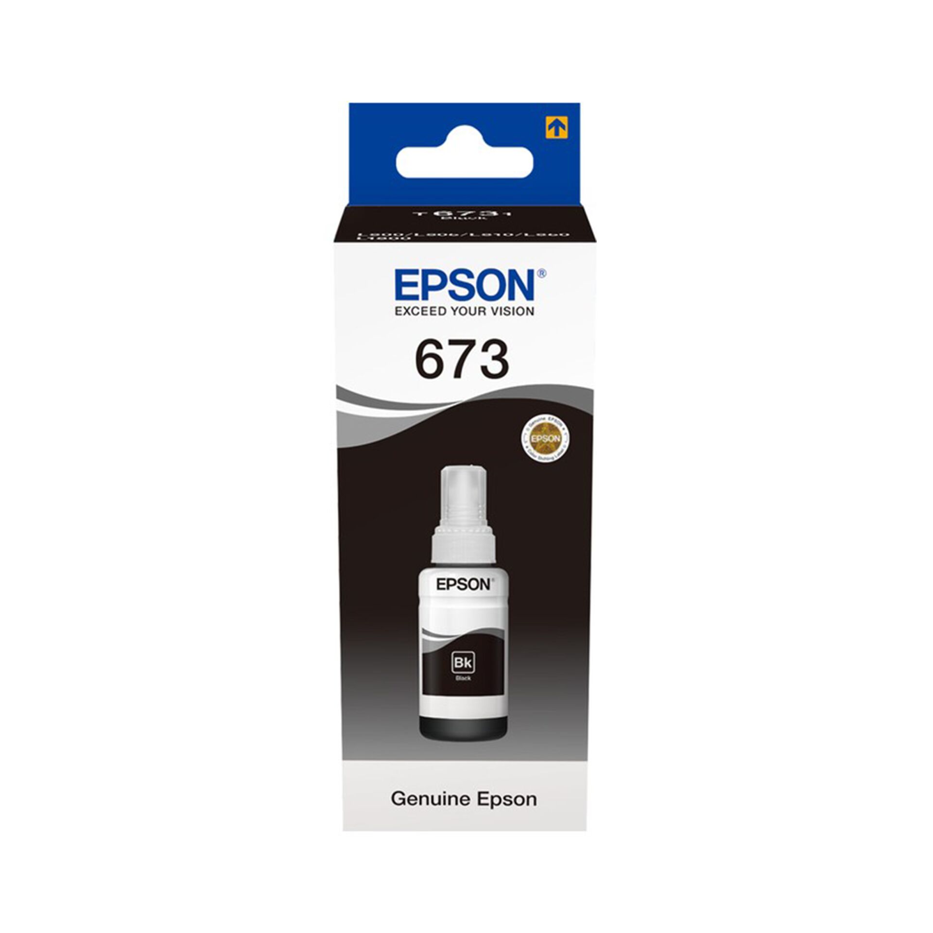 Epson T673 Black (Siyah) Mürekkep Kartuş 70 ml