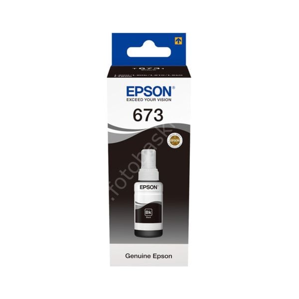 Epson T673 Black (Siyah) Mürekkep Kartuş 70 ml