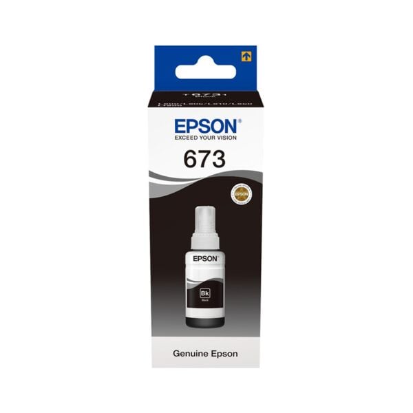 Epson T673 Black (Siyah) Mürekkep Kartuş 70 ml