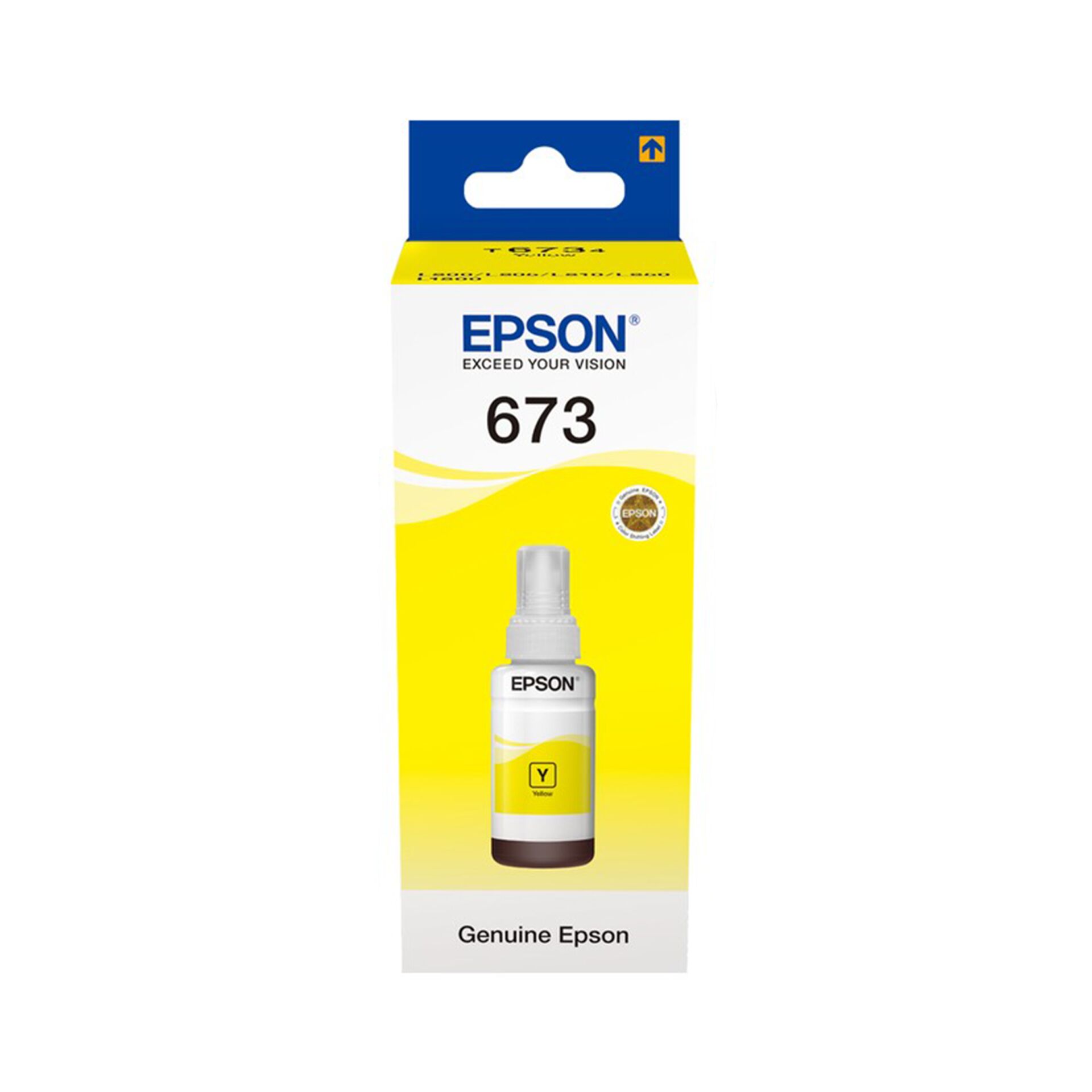 Epson T673 Yellow (Sarı) Mürekkep Kartuş 70 ml