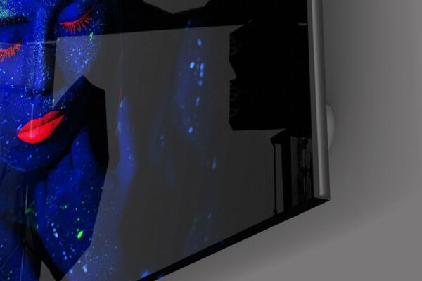 Kadın Portre Cam Tablo No:2097