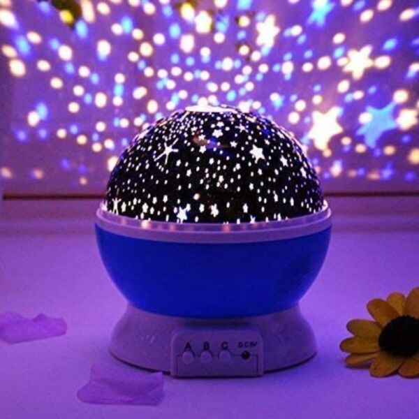 Hareketli Galaxy & Star Projeksiyon Gece Lambası