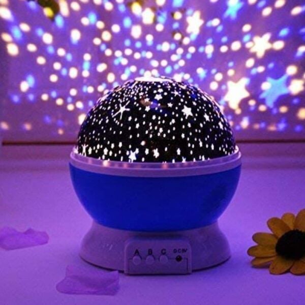 Hareketli Galaxy & Star Projeksiyon Gece Lambası