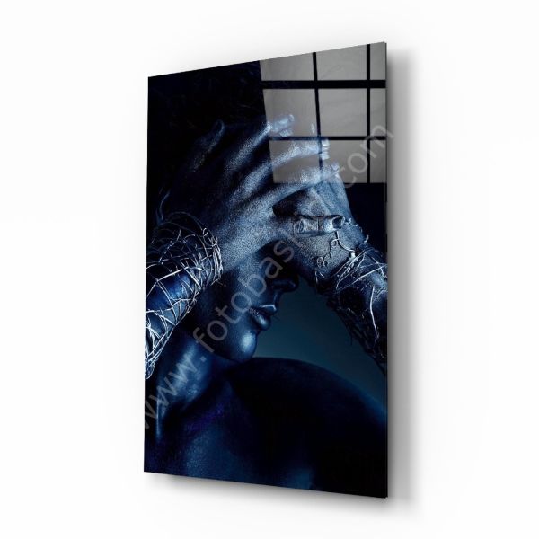 Derin Düşünce Cam Tablo