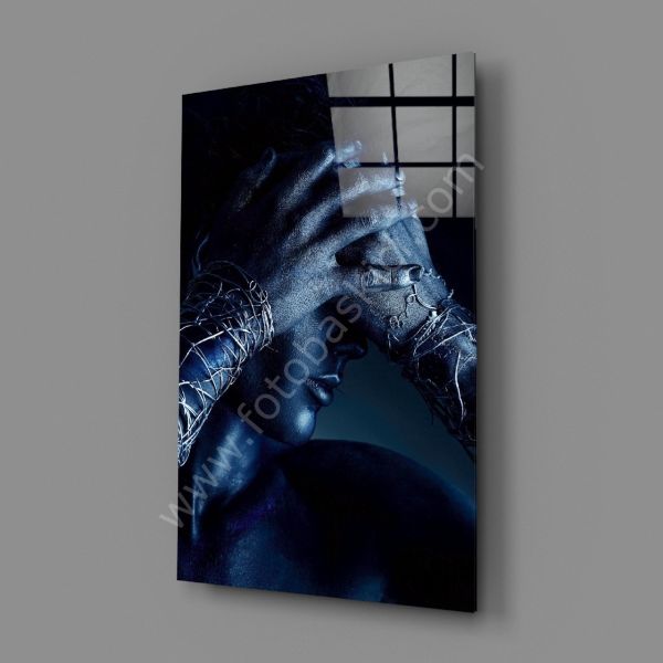 Derin Düşünce Cam Tablo