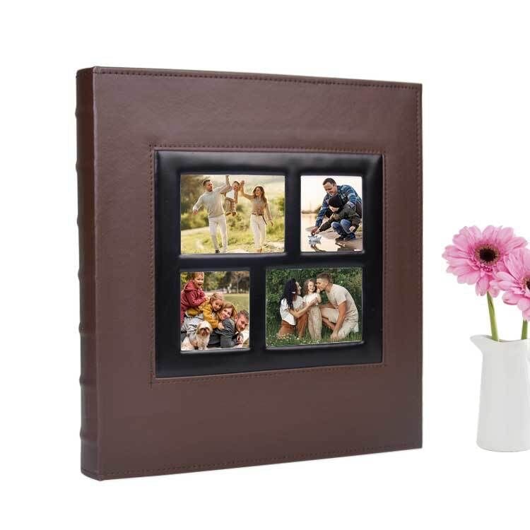 Pencereli Deri Fotoğraf Albümü 500'lük 10x15