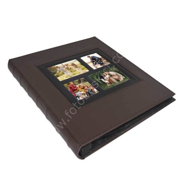 Pencereli Deri Fotoğraf Albümü 500'lük 10x15