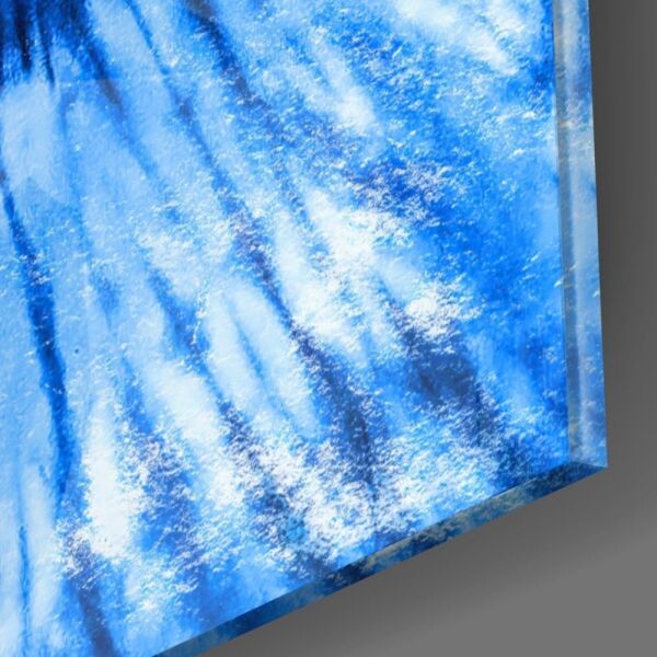 Mavi Mozaik Cam Tablo